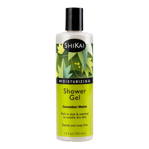 Shikai Cucumber And Melon Moisturizing Shower Bath Gel - 12 Oz